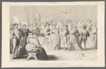 Bal donné à la Cour de Henri III à l'occasion du mariage d'Anne duc de Joyeuse, avec Marguerite de Lorraine. 24 Septemb. 1581