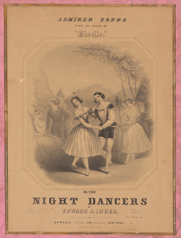Admired songs from the opera of Giselle, or the night dancers by Edward ...