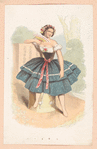 A ballerina in a folk costume