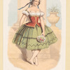 A ballerina in a folk costume