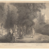 La musette: gravée d'apres le tableau original peint par Watteau, de mesme grandeur 