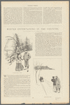 The ball-room, Tuxedo; The gateway, Tuxedo; [unlabeled vignette of a man and a couple in snowshoes]