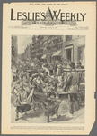 A harbinger of spring on the East Side of New York [front page illustration]