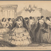 Calico ball, scene in the grand saloon of the Academy of Music, eleven o'clock, ladies changing their calico dresses for ball costume