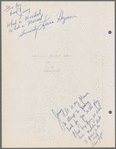 Autographed by Cast at Ethel Barrymore Theatre, 85 pages