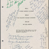 Autographed by Cast at Ethel Barrymore Theatre, 85 pages