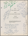 Autographed by Cast at Ethel Barrymore Theatre, 85 pages