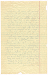 “Notes on Beauford Delaney,” Typescript, 2 pages, 1 handwritten page (Incomplete)