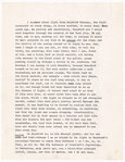 “Notes on Beauford Delaney,” Typescript, 2 pages, 1 handwritten page (Incomplete)