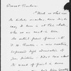 Bodichon, Barbara Leigh Smith. 138 ALS to. Contains: Lewes, G. H. ALS to Barbara Leigh Smith Bodichon. Holly lodge [Smith Fields, Wandsworth] March 6, 1860. 2 l.