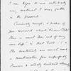 Bodichon, Barbara Leigh Smith. 138 ALS to. Contains: Lewes, G. H. ALS to Barbara Leigh Smith Bodichon. Holly lodge [Smith Fields, Wandsworth] March 6, 1860. 2 l.