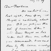 Bodichon, Barbara Leigh Smith. 138 ALS to. Contains: Lewes, G. H. ALS to Barbara Leigh Smith Bodichon. Holly lodge [Smith Fields, Wandsworth] March 6, 1860. 2 l.