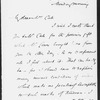 Call, Mrs. [Rufa Brabant]. ALS to