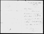 Parkes, Bessie. 7 ALS to. 1 postmarked June 23, 1852; 4 dated May 15 [1853], Dec. 27 [1853], July 19, 1857, and Dec. 25 [n.y.]; 2 undated