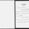 Bancroft, George. ALS to Mrs. Lewes [George Eliot]