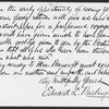 Bancroft, George. ALS to Mrs. Lewes [George Eliot]