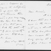 Bray, C. H. AL to Marian [George Eliot]