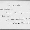 Bray, C. H. AL to Marian [George Eliot]