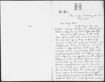 Howland, Marie. ALS to Eliot