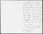 Rollins, Alice (Wellington). ALS to Mrs. George H. Lewes [George Eliot]