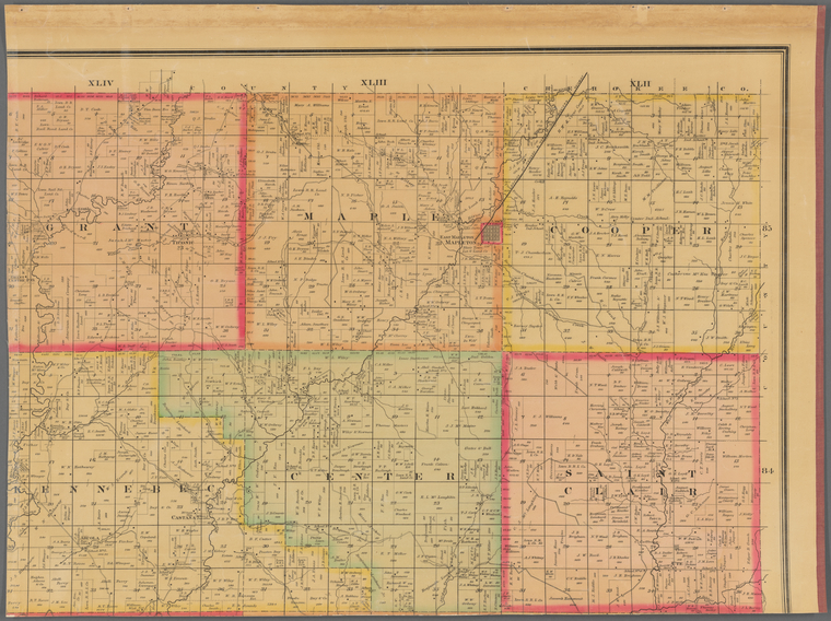 Map Of Monona County Iowa Nypl Digital Collections 0553