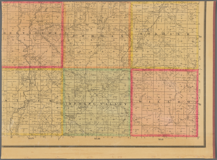 Map of Monona County, Iowa NYPL Digital Collections