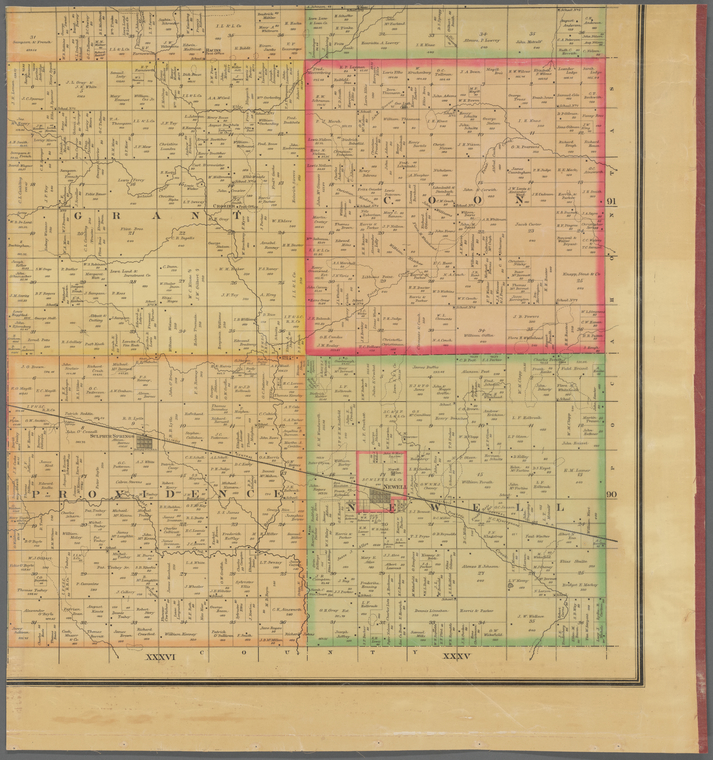 Map of Buena Vista County, Iowa - NYPL Digital Collections