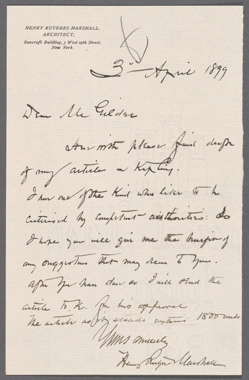 Marshall, Henry Rutgers - NYPL Digital Collections