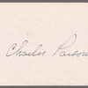 Parsons, Charles L
