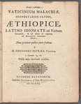 Historia de Abrahamo, et de Gomorro-Sodomitica eversione ex Alcorano, ejusque Surata XIVta & XVta Arabicè