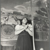 Marian Anderson singing a Negro spiritual at the dedication of a mural installed in the United States Department of the Interior Building