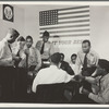 Washington, D.C. auxiliary police at a weekly meeting