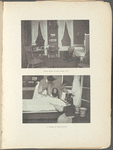 Living room of the model flat; A lesson in bed-making