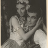 With Hugh Laing in Massine’s Ballet, Aleko