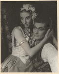 With Hugh Laing in Massine’s Ballet, Aleko