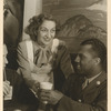 Dorothy Fields with Sergeant Bobby Evans