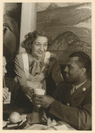 Dorothy Fields with Sergeant Bobby Evans