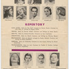 American Ballet flyer repertory list with dancers