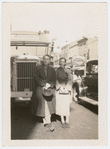 George Balanchine and Yvonne Patterson on tour with American Ballet in Bridgeport, Conn.