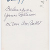 George Balanchine and Yvonne Patterson on tour with American Ballet in Bridgeport, Conn.