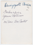 George Balanchine and Yvonne Patterson on tour with American Ballet in Bridgeport, Conn.