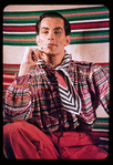 Hugh Laing in Seminole Indian shirt