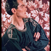 Hugh Laing in Munich woodcutter's shirt
