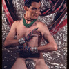 Hugh Laing in improvised costume