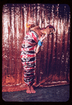 Hugh Laing in improvised costume