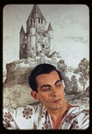 Hugh Laing in Romanian man's wedding tunic - not in ballet