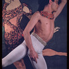 Hugh Laing with poster "Nijinski"