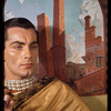 Hugh Laing in improvised costume