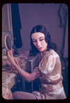 Alicia Markova in her dressing room