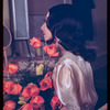 Alicia Markova in her dressing room